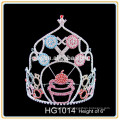 Corona de la corona reina completa tiara nupcial diseño tiaras cristal pierda la corona del mundo y la tiara